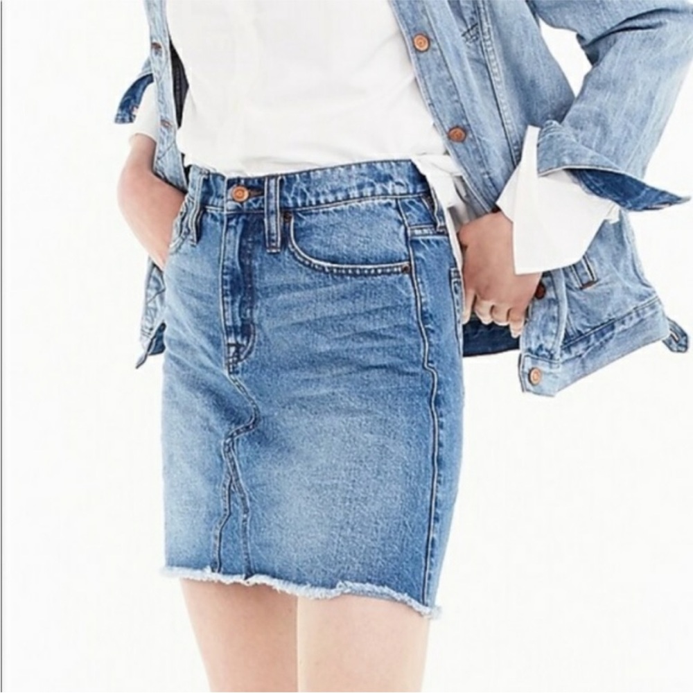 Jcrew blue Jean skirt